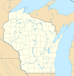 Милвоки на карти Wisconsin