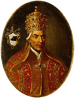 Papež Aleksander II. upodobljen v Baziliki sv. Pavla