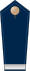 Blue epaulette with 1 silver band