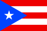 Flag of Puerto Rico (unincorporated organized territory with Commonwealth status)
