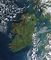 Image 8A true-color picture of Ireland, as seen from space, with the Atlantic Ocean to the west and the Irish Sea to the east. (from Portal:Earth sciences/Selected pictures)