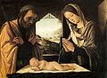 Lorenzo Costa, Nașterea lui Hristos, 1490