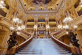 Grand Staircase of the Paris Opera by Charles Garnier (1861–75)