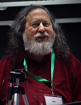 Ричард Столлман на LibrePlanet 2019.