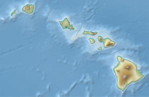 Ка'ала. Карта розташування: Гаваї