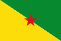 Drapeau de l'UTG (Drapeau utilisé par le conseil général de 2010 à 2015). Ce drapeau est aussi utilisé par les panafricains de Guyane.