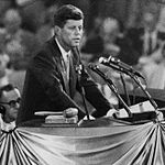 John F. Kennedy nominates Adlai Stevenson at the 1956 Democratic National Convention
