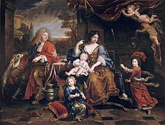 La familia del Gran Delfín, 1687 (Palacio de Versalles).