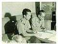 Dr. A.K Gani and representatives from Indonesia examining the Linggarjati Agreement in Jakarta, on November 15th ,1946