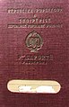 1966 Albanian passport