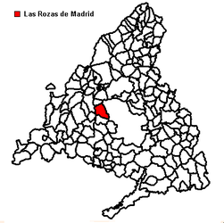 Las Rozas de Madrid – Mappa