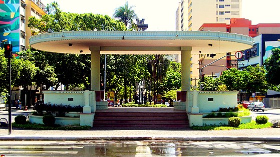 Coreto da Praça Cívica em Goiânia, Brasil.