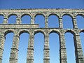 Arches of the aqueduct at Segovia
