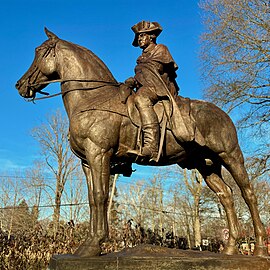General George Washington on horseback