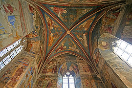 Frescos de la Capilla de San Juan del Palacio papal de Aviñón, del italiano Matteo Giovannetti, 1347-1348.[1]​