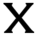 Latneskt X