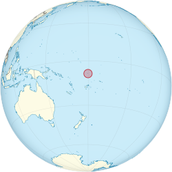 Tuvalu को स्थान