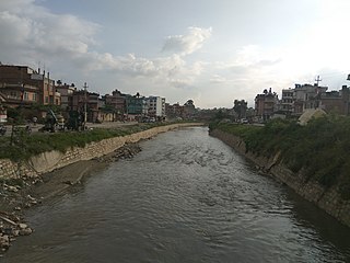 बागमती नदी काठमाडौँ, सिनामङ्गलमा।