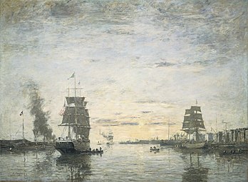 Entrée du port, Le Havre, 1883 Washington, National Gallery of Art[86]