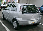 Opel Corsa three-door (2004–2007)