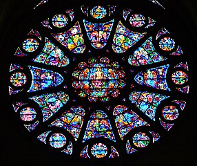 South transept rose window