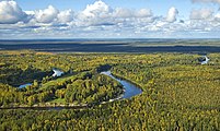 Os planaltos da Sibéria ocidental, em Tomsk.
