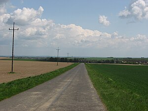 Glubčices apriņķa ainava (Skats Ketšas gminā)