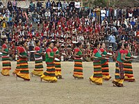 Hornbill Festival, Kohima, Nagaland. Nagaland became a state on 1 December 1963.