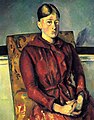 Portrét Madame Cézanne v žltom kresle, 1893 – 1895