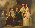 La familia de José de Sajonia-Altenburgo, 1848