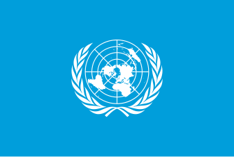 Flag of the United Nations, approximates "sky blue"