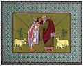 Image 10Jacob blesses Joseph and gives him the coat of many colors (from List of mythological objects)