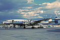 Un Lockheed Starliner de Luxair à Palma de Majorque en 1965.