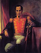 Simón Bolívar, libertador de Venezuela, Colombia, Panamá, Ecuador, Perú y fundador de Bolivia.