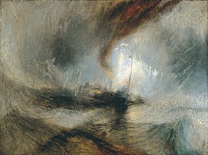 Snow Storm: Steam-Boat off a Harbour's Mouth, c. 1842, oil on canvas, Tate Britain