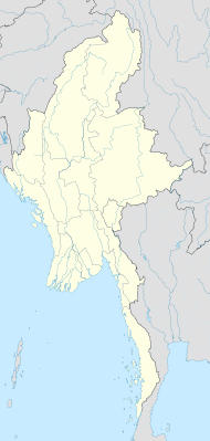 Mapa de localización Birmania