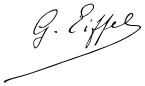 Gustave Eiffel, podpis (z wikidata)