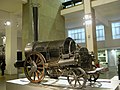Locomotiva Rocket construită de inginerul George Stephenson