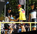 Кадел Еванс и браћа Шлек на Туру 2011.