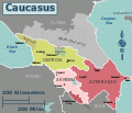 Χάρτης του Καυκάσου