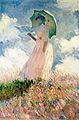 Şemsiyeli Kadın (La femme à l'ombrelle) (Üreten:Claude Monet)