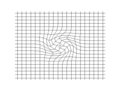 Propagazione di onde trasversali sferiche (Onde S), rappresentata su una griglia bidimensionale.