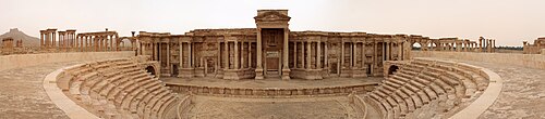المسرح الروماني في مدينة تدمر