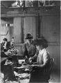 Women creating uppers in Lynn in 1895