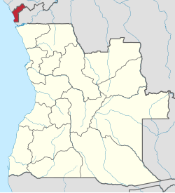       Cabinda, exclave of Angola
