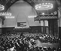 Image 16Meeting in the Hall of Knights in The Hague, during the Congress of Europe (9 May 1948) (from History of the European Union)