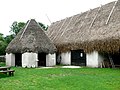 Casa con colmado e sistema de zancas en Gotland.