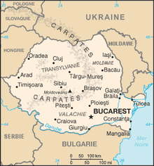 Description de l'image Roumanie carte.png.