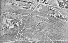 Aerial photograph of Whitehawk Camp in about 1930