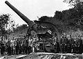 Artillería pesada, cañón Skoda M.16 de 240 mm.